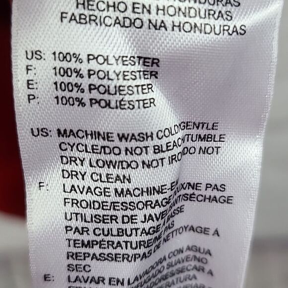 Reebok Men's Large Red Casual Tee Short Sleeve Crewneck T-Shirt Quick Dry Active - Picture 5 of 7